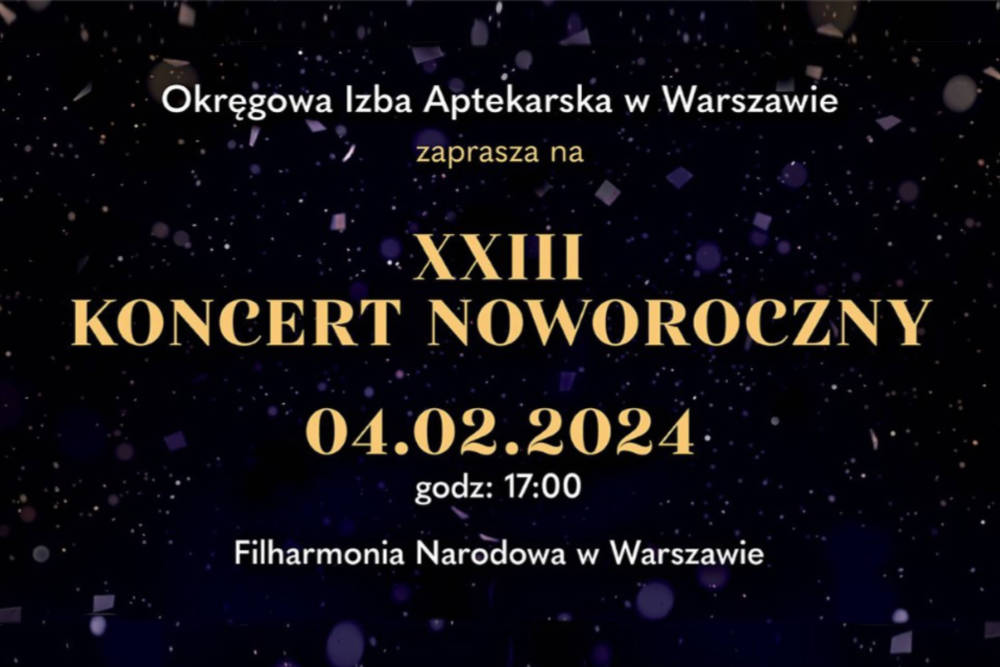 XXIII Koncert Noworoczny Okręgowej Izby Aptekarskiej, Warszawa