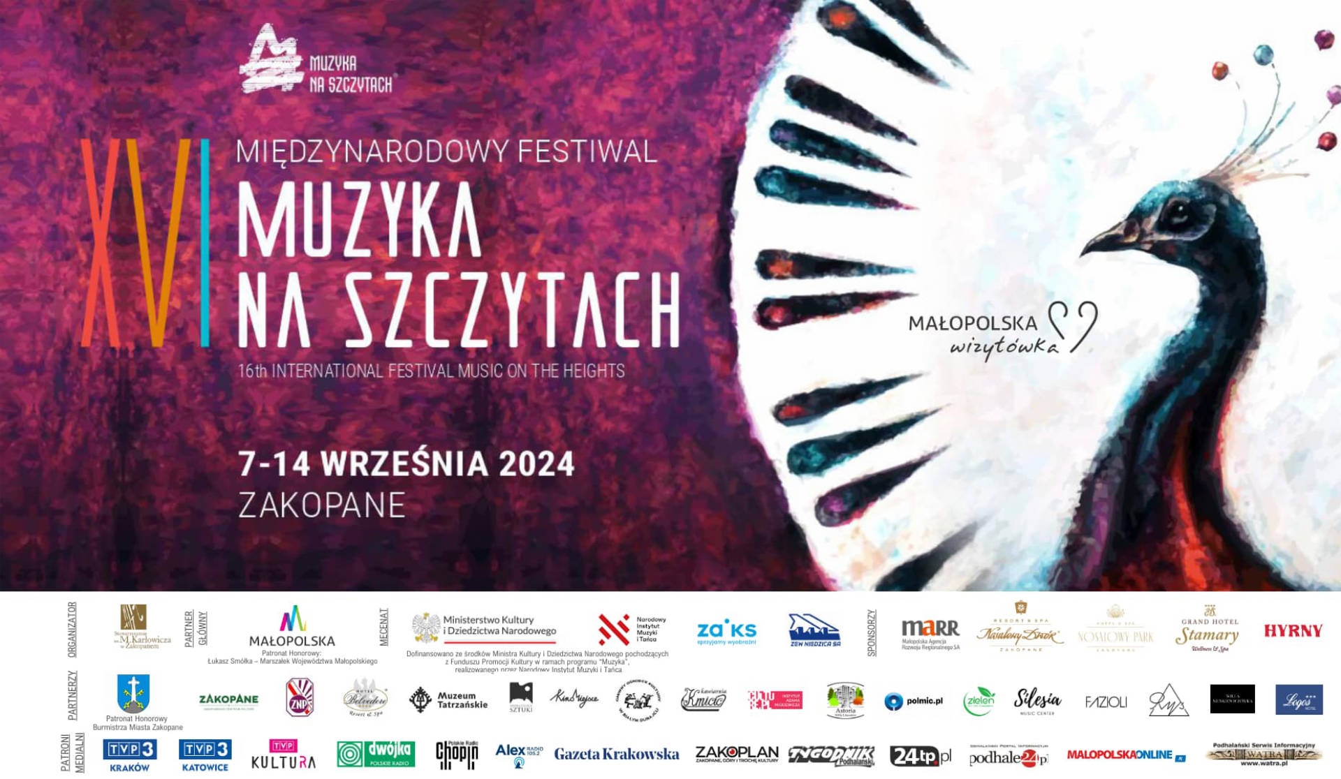 07.09.2024 – XVI Międzynarodowy Festiwal Muzyka na Szczytach, Zakopane