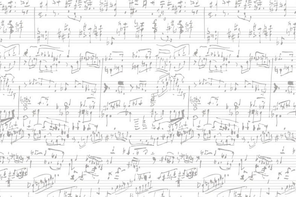 Ilustracja przedstawia manuskrypt nutowy